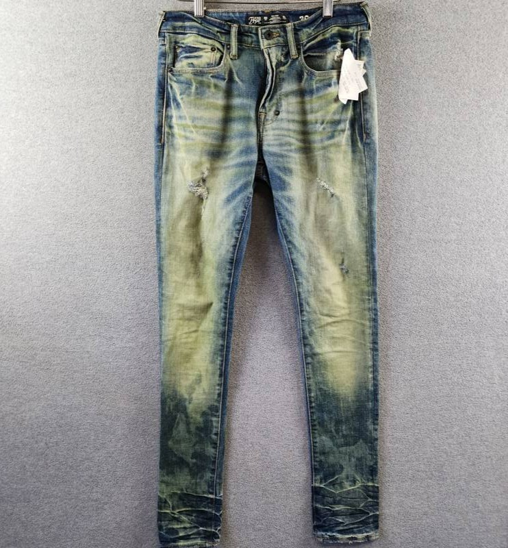 Prps Direction Distressed Skinny Jeans Men's 30 Indigo Faded Denim