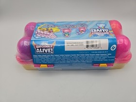 Hatchimals Alive Carton Playset with 10 Surprises, 5 Self Hatching Eggs