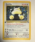 Pokemon TCG Snorlax 11/64 Jungle 1st Edition Rare Holo - MP