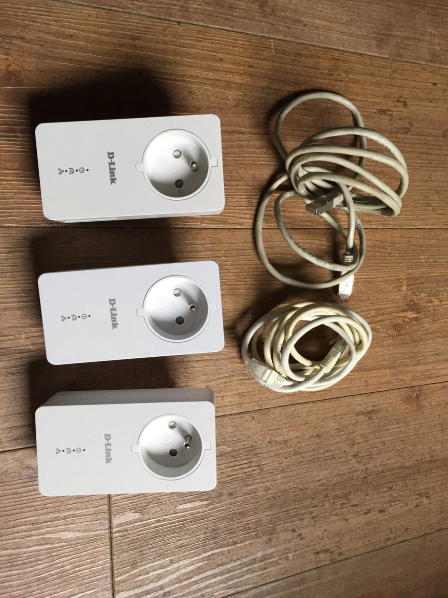 Adaptateur CPL D-LINK DHP-P601 - Pack de 2 Homeplug AV2 1000 Mbps Pas
