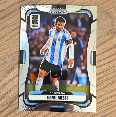 2026 Panini Prizm FIFA World Cup Soccer Card Lionel Messi Argentina #10