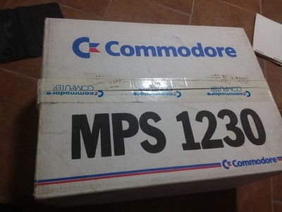 Commodore amiga 500 1000 1200 1230 mps matrix printer with box only warranty