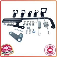 304147Car Cable Mounting Kit Carburetor Throttle Cable Mount Bracket Steel Black