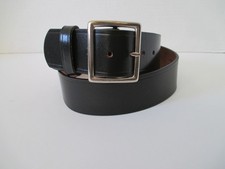 Men's Genuine Top Grain Cowhide Black Belt Size 36 USA Union Made