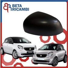 Calotta Specchietto Smart 453 ForTwo ForFour Copertura Retrovisore Nero Sinistra
