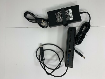 Dell Display Link MAC 9CEBE8FB7048 -130w AC Adaptor CN 063P9N LOC00 Dock Station