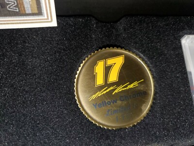 Matt Kenseth Signed LE #17 Yellow Chrome DeWalt NASCAR Nextel Cup All Star Challenge 2004 Ford Taurus 124 Scale Die Cast Car Jsa Coa Pristineauction.com