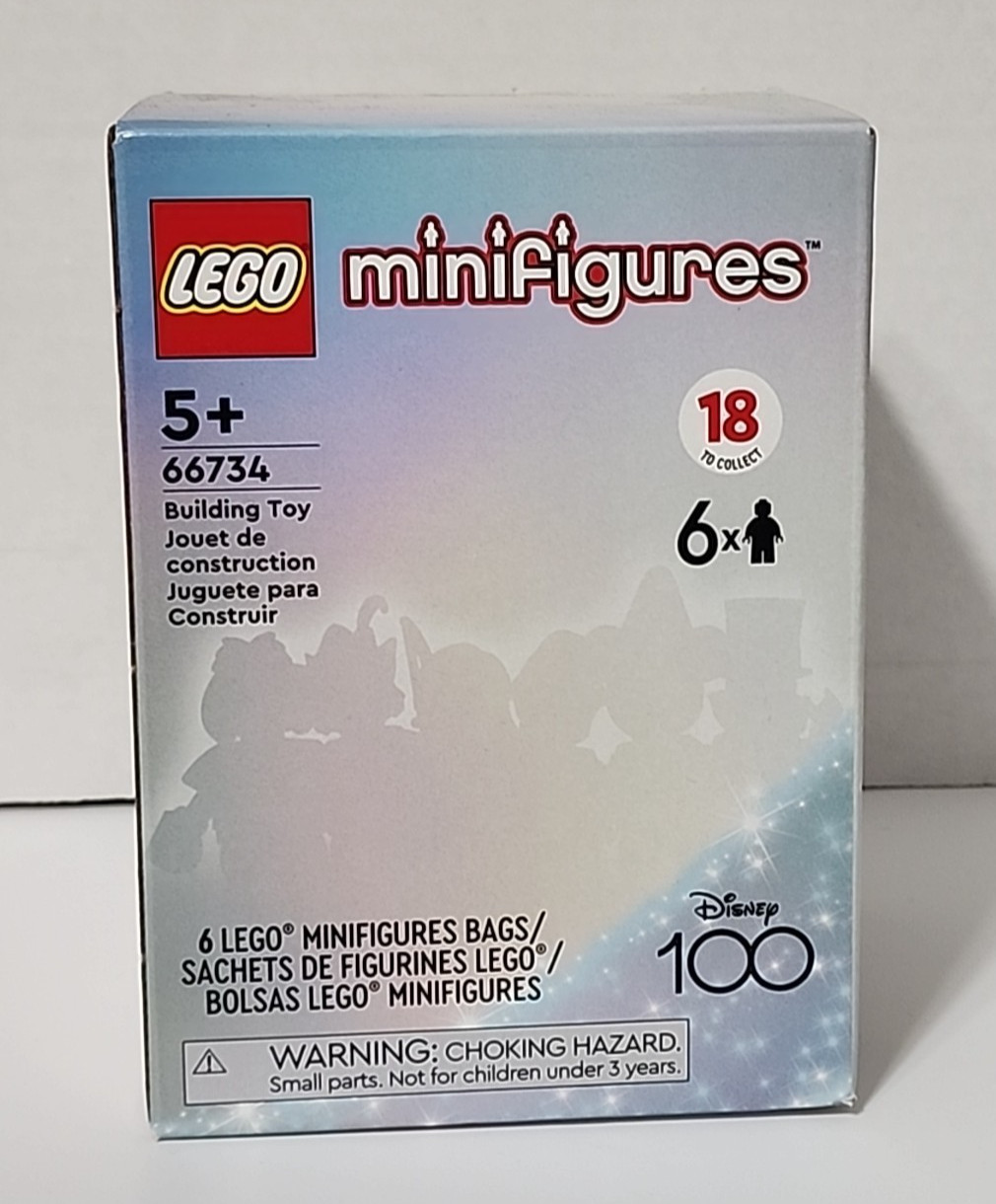 LEGO Minifigures Disney 100th Anniversary 6-pack Set 66734 New Sealed box