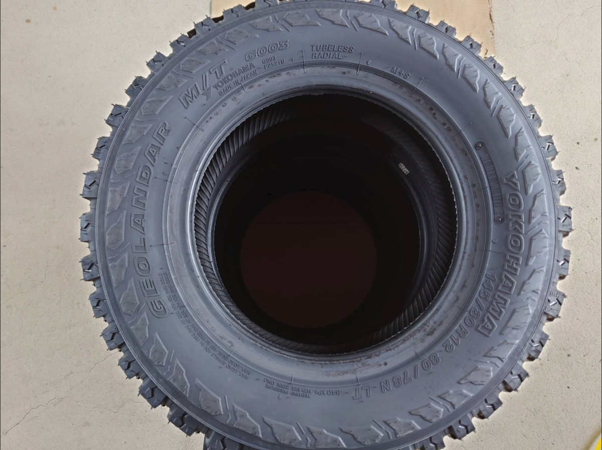 YOKOHAMA GEOLANDAR M/T G003 145/80R12 80/78N Set of 5 LT Snow Mud