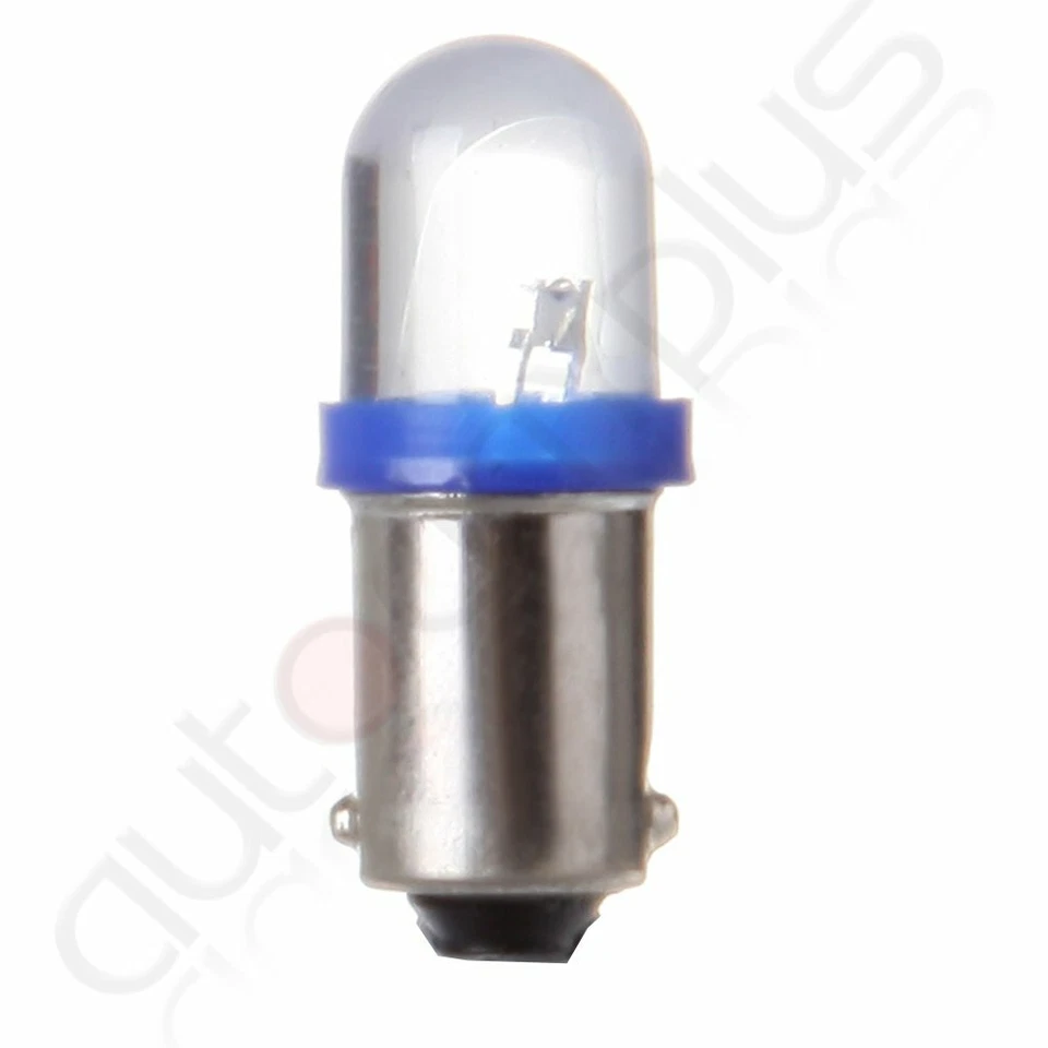 10X BA9S XENÓN AZUL LÁMPARA LED PANEL DE INSTRUMENTOS TABLERO BOMBILLAS PARA FORD Foto 3 de 4