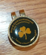 Blue  Gold Invitational Golf Tournament Collectible Magnetic Clip