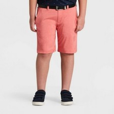 Jack Nicklaus Boys' Heather Golf Shorts - Coral Red, Size 6
