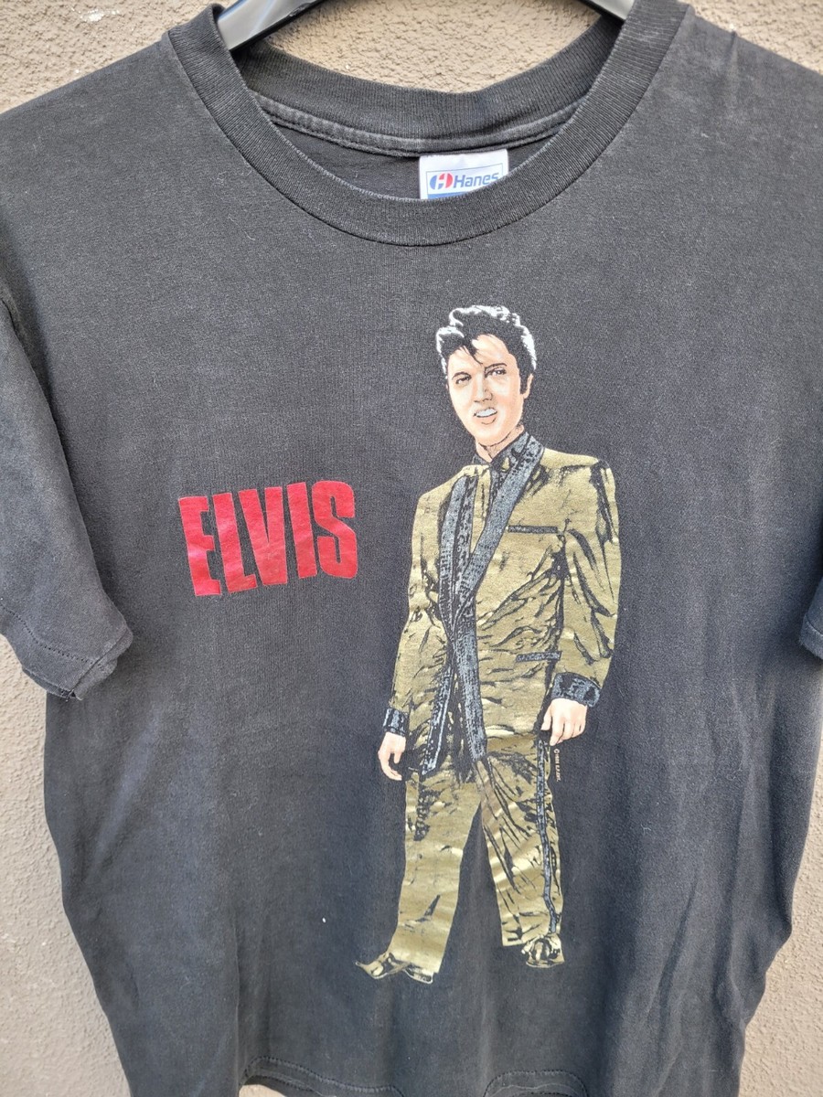 【DEARMINE】Elvis Long T-Shirt Vintage Elvis Presley 1989 T-Shirt Size L Large 42-44 | eBay
