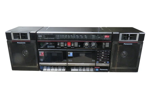 Vintage Panasonic RX-CW30 Dual Cassette/Radio Boombox RADIO ONLY - SEE VIDEO