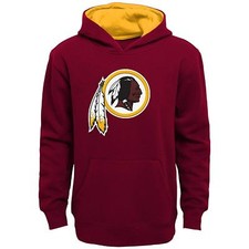 Washington Redskins NFL Boys Prime Pullover Fleece Hoodie Kids Size S/4