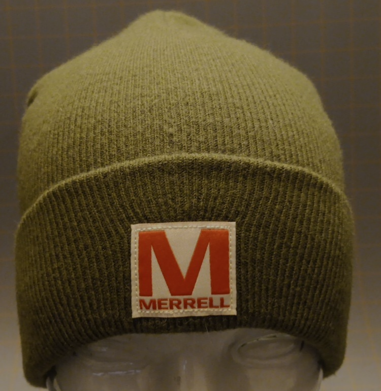 Cappello berretto invernale unisex OSFA Merrell patch verde berretto