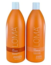 LOMA Daily Shampoo And Conditioner Duo Liter 33.8  oz Each New