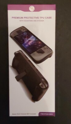 Kickstand Protective Case for Steam Deck, JYS TPU Cover Protector Stand