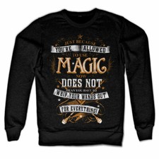 Image of Officially Licensed Harry Potter Magic Sweatshirt S-XXL Sizes
