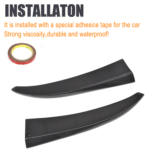Für Mercedes Benz W205 C63 AMG Sport Carbon Hintere Stoßstange Splitter Canards - Bild 8 von 10