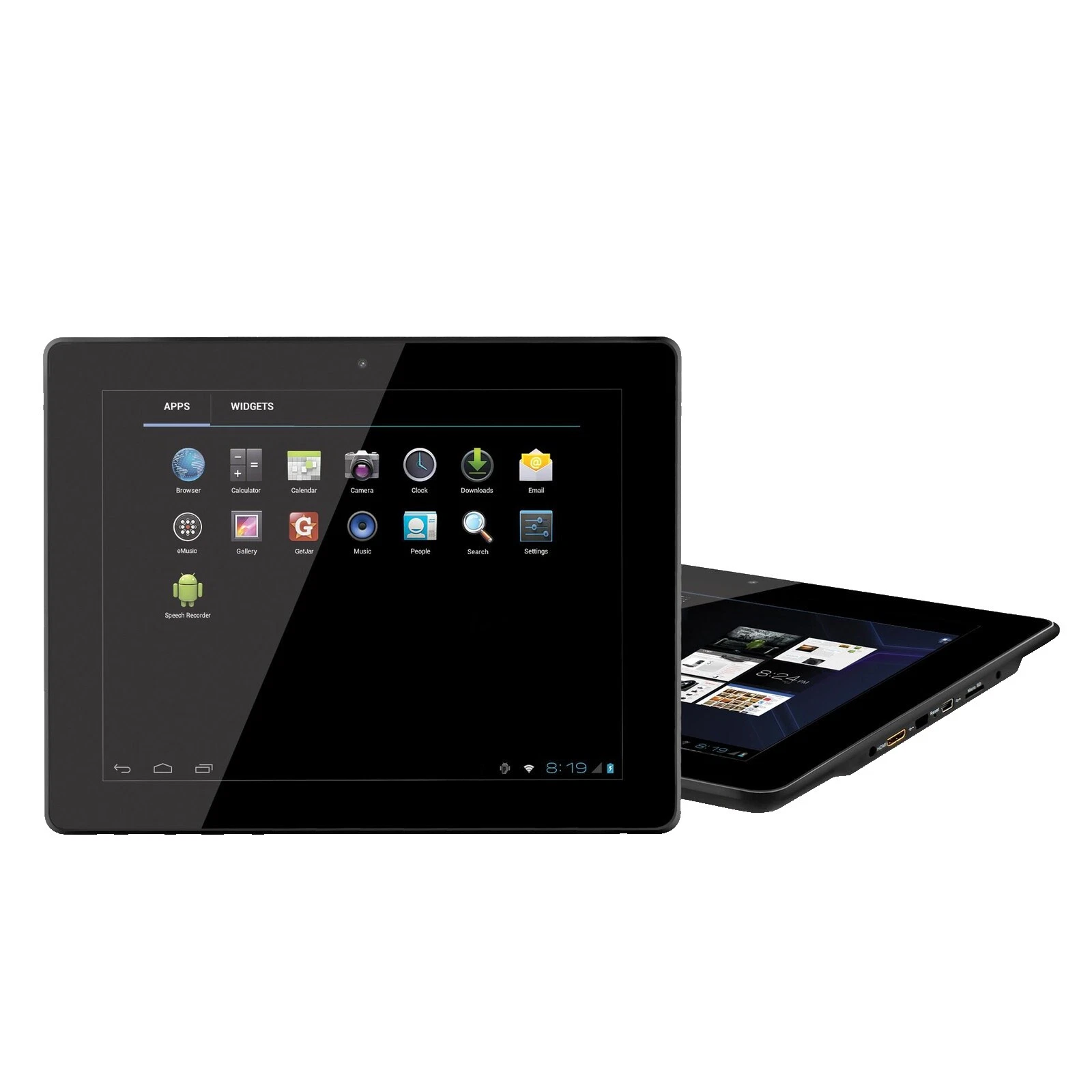 Resolución máxima de 1024 x 768 Coby tabletas y lectores electrónicos