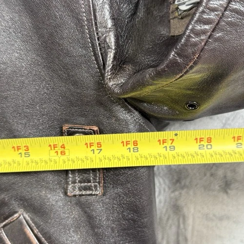 Buzz Rickson's William Gibson MA-1 Leather Flight Jacket Size 40 image 13
