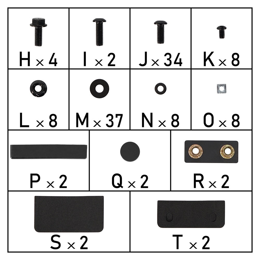 Hooke Road Roof Rack Cargo Basket Carrier For 1987-1995 Jeep Wrangler YJ Hardtop thumbnail 14