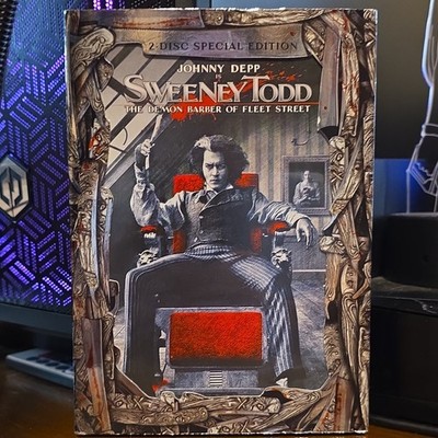 DreamWorks Pictures Sweeney Todd DVD 2-Disc Special Edition Johnny Depp Tim Bur 