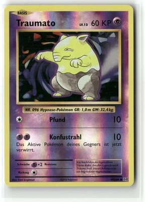 Pokemon XY Evolutions Traumato #49/108 Reverse Holo Reverse Holo DE