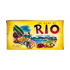 Parker Bros Boardgame Game of RIO Box Fair/VG