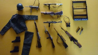 Important lot Action Joe armes accessoires bottes chaussures - Photo 1/4