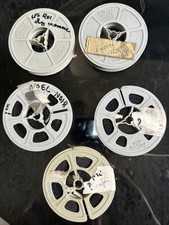 Lot 5 Bobines Film Vintage 8mm / Super 8 - Archives Amateurs Thème Noël & Divers