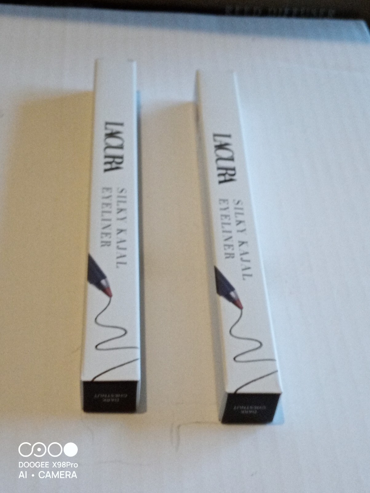 2 x LACURA SILKY KAJAL EYELINER- DARK CHESTNUT - 1.2g x 2