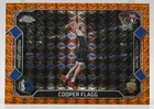 Cooper Flagg - 2025 Topps Chrome Update Moment In Time - Orange /25 Rookie SSP