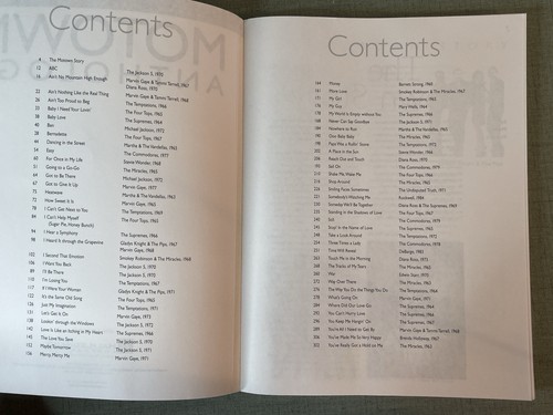 Motown Anthology Sheet Music Piano Vocal Guitar Songbook 000310367 - Picture 2 of 10