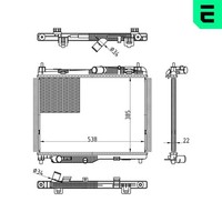 ERA MotorküHler WasserküHler 673335 FüR Ford Fiesta 7 HJ HF Van Ecosport Puma