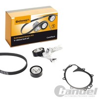 Continental Ctam KEILRIPPENRIEMEN-SATZ Wasserpumpe Passend FüR Mercedes A-KLASSE
