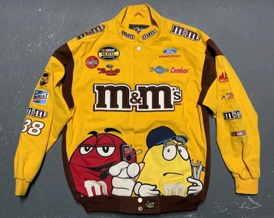Elliot Sadler Jacket Chase Authentics Drivers Line M&M AUTOGRAPHED SIGNED Sz L