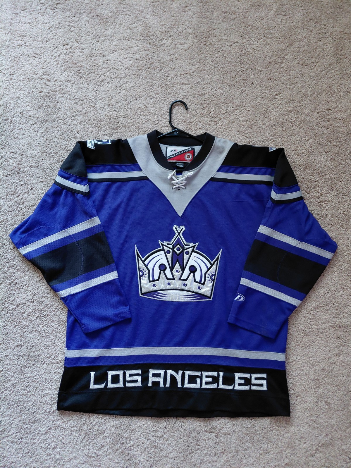 Vtg NHL Los Angeles Kings Authentic On Ice Alt Hockey Jersey Size XL
