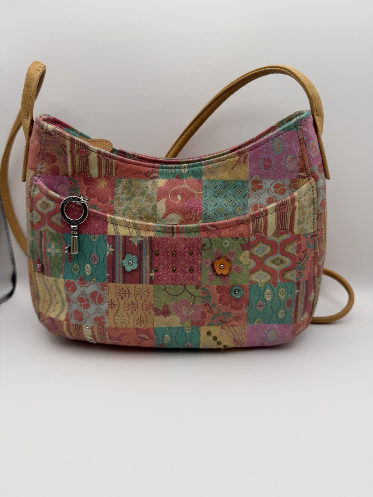 Fossil Authentic Vintage 1954 Patchwork Purse Y2K… - image 1