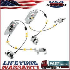 Door Latch Assembly For 04-08 Ford F150 Extended -US Left&Right US Rear Side