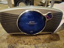 Rare Vintage 2000s GPX C961 CD Player AM/FM Radio Blue silver
