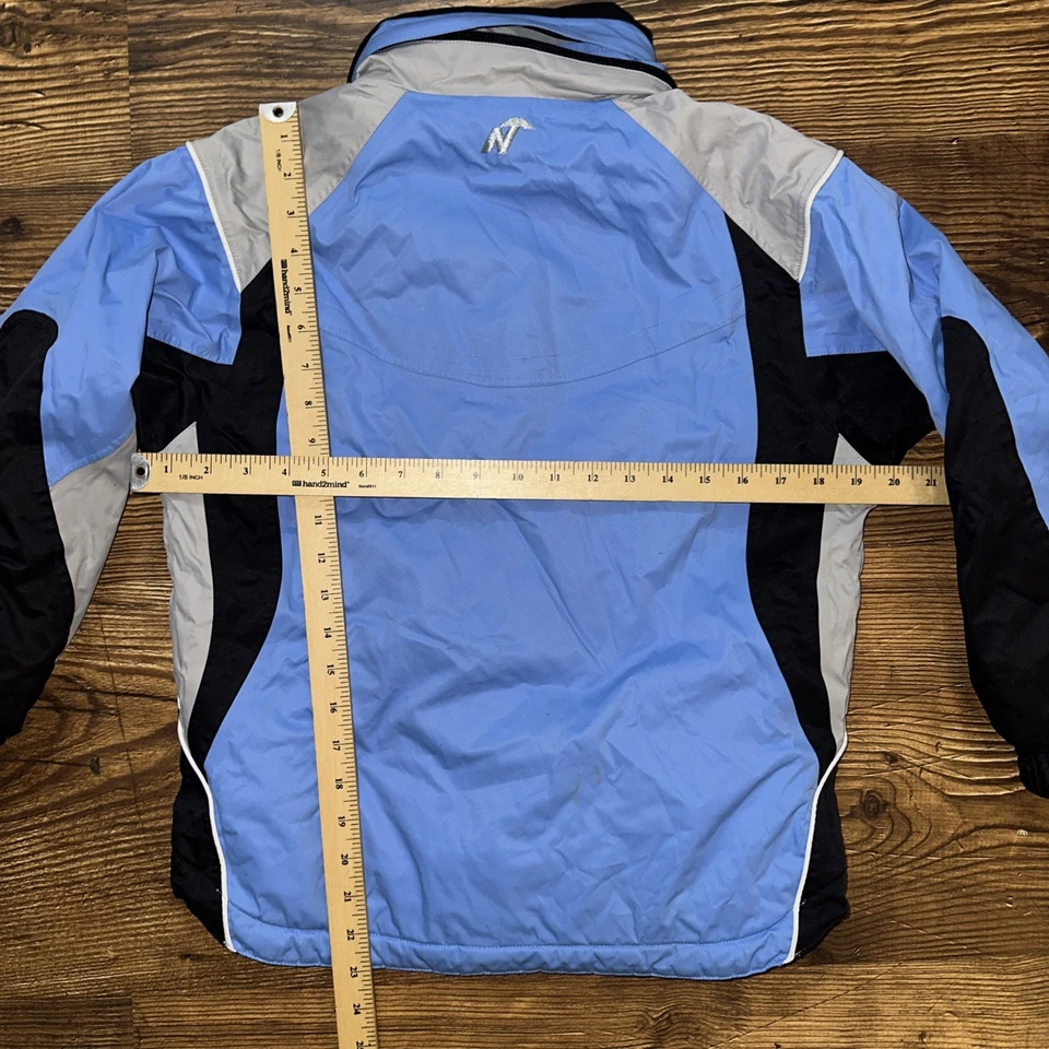 Chaqueta de esquí Nordica niños grande abrigo azul snowboard invierno nieve juventud Foto 2 de 4