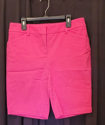 JONES NEW YORK Women's Size 4 Dark Pink Bermuda Shorts - Picture 1 of 3