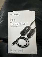 NEW INSIGNIA FM Transmitter 8PIN Lightning Connector Apple iPhone iPod NS-MA5FMT