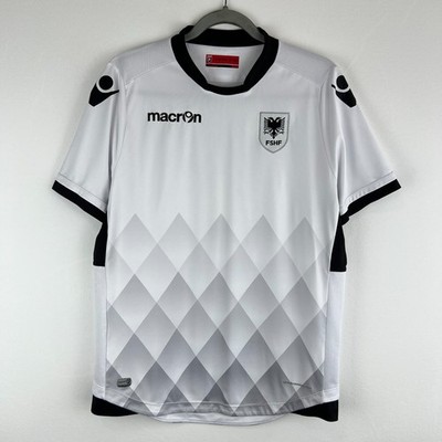 Albania 2017 Macron Away Football Soccer Jersey Shirt Men's Size M