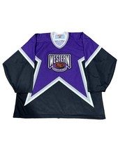 Vintage 1994 NHL All Star CCM Western Conference Jersey Purple Adult Sz XL READ