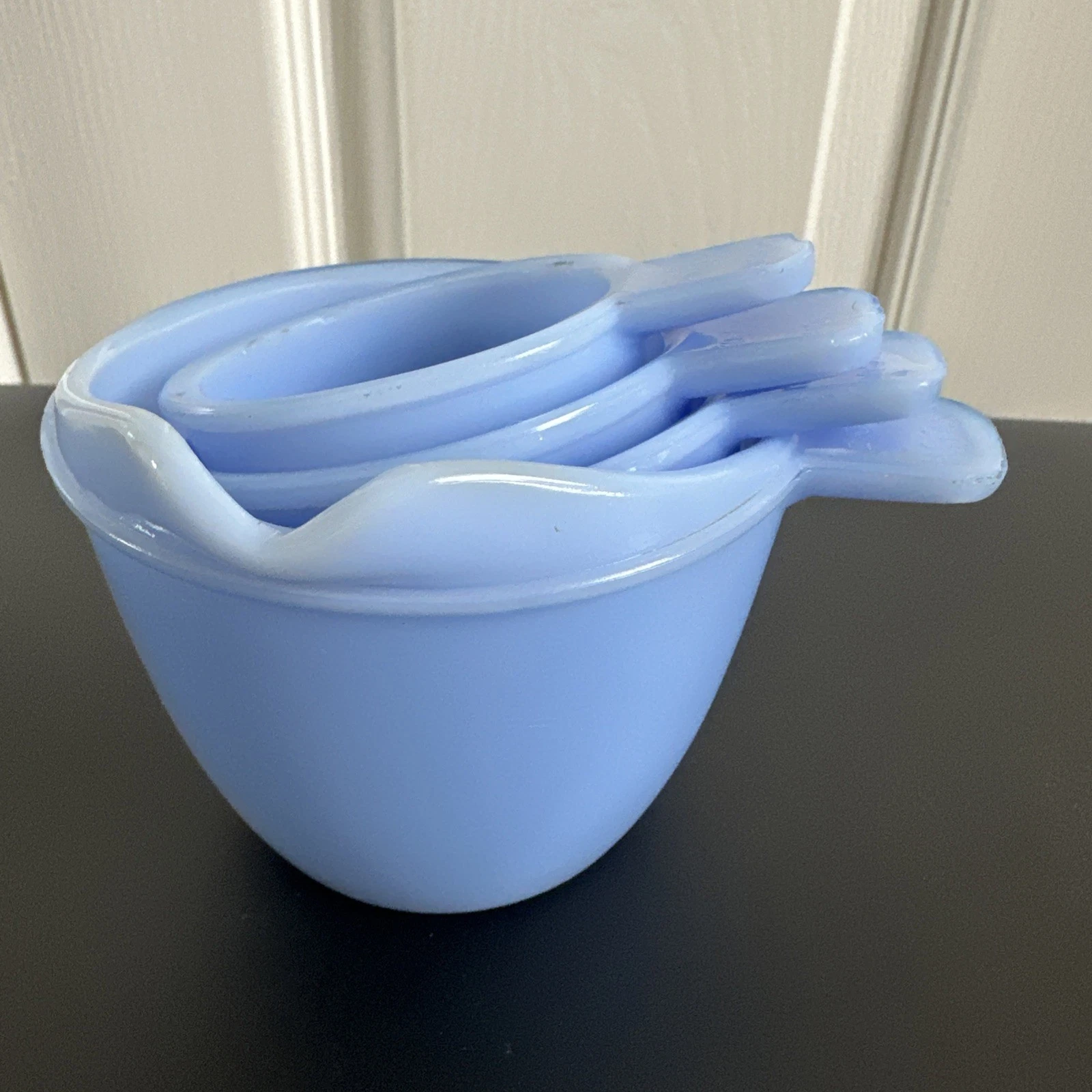 JEANNETTE DELPHITE BLUE NESTED MEASURING CUP SET OF 4
Opens in a new window or tab