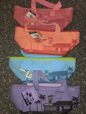 Trader Joe's Mini Insulated Tote Lunch Bag 1.5 Gal Lot Of 4 New