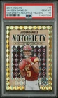 2024 PANINI MOSAIC NOTORIETY 19 JAYDEN DANIELS RC REACTIVE YELLOW /89 PSA 10